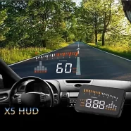 Bộ hiển thị và cảnh báo tốc độ lên kính lái HUD X5 cho xe hơi